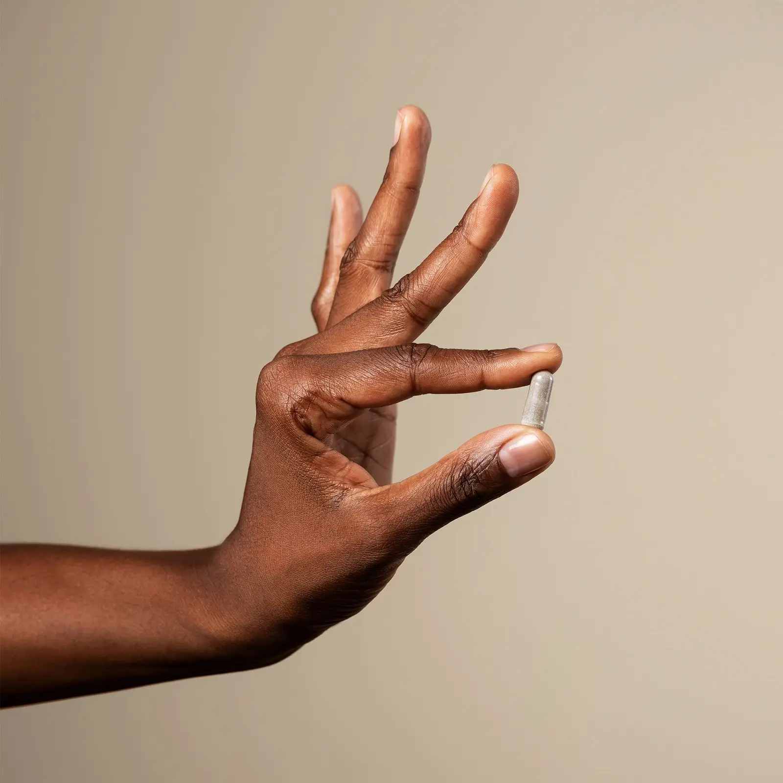Capsule in the hand